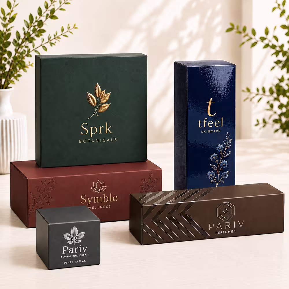 custom printed paper boxes, brand packaging