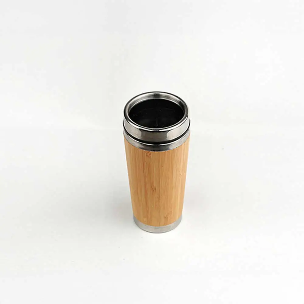 Eco-friendly bamboo coffee tumbler 400ml