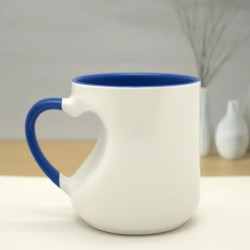 Blue ceramic Mugs