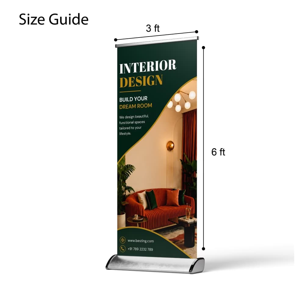 Luxury Roll Up Standee – view 2
