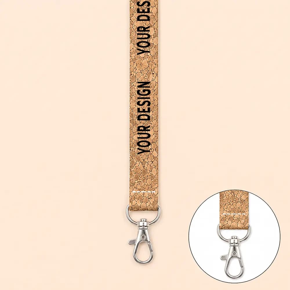 Custom Cork Lanyard – view 2