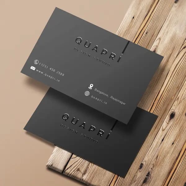 Raised Spot UV Visiting Cards